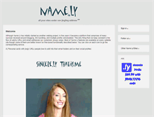 Tablet Screenshot of name.ly